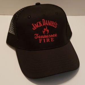 NEW Old Stock Jack Daniel's Tennessee Fire Trucker Hat